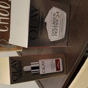 Olay b3+peptides serum & Olay collagen peptide 24 moisturizer